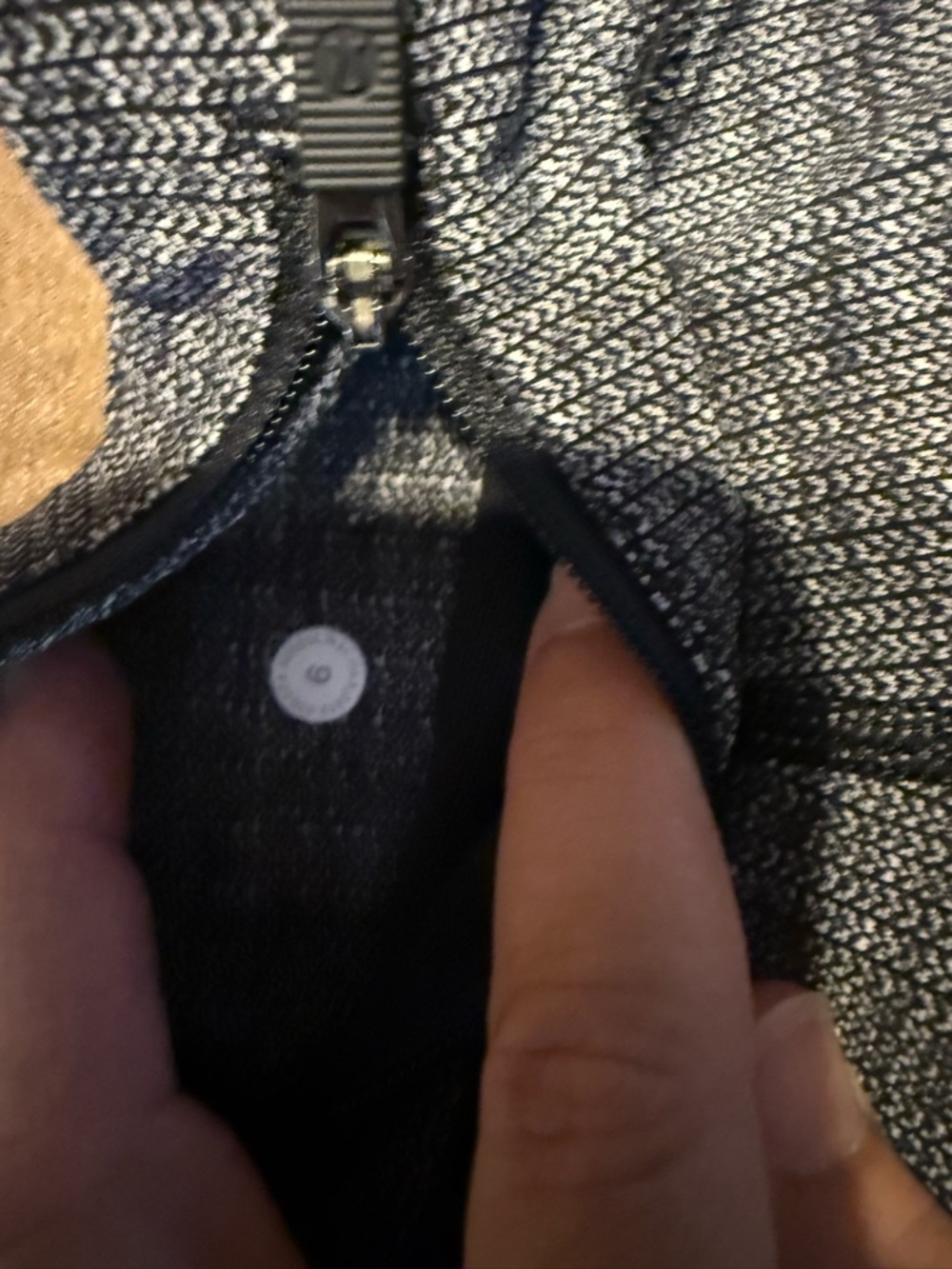 Lululemon Gray Ribbed Performance Leggings - Picture 3 of 3